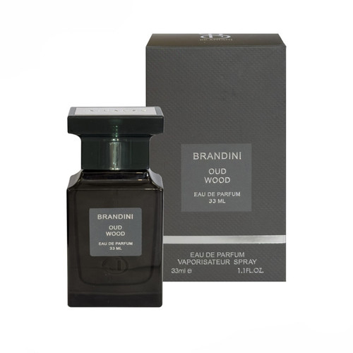 عطر جیبی مردانه برندینی مدل عود وود با رایحه گرم حجم ٣٣ میلی لیتر