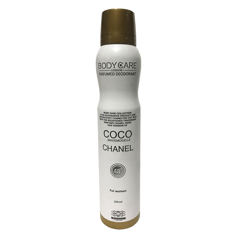 اسپری خوشبو کننده بدن زنانه بادی کر مدل Coco Chanel حجم 200 میلی لیتر