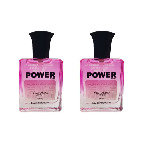 عطر جیبی زنانه پاور پالس مدل ویکتوریا سکرت حجم 25 میلی لیتر بسته 2 عددی
