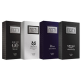 عطر جیبی مردانه فیستا مدل Alpha حجم 15میلی لیتر مجموعه 4 عددی