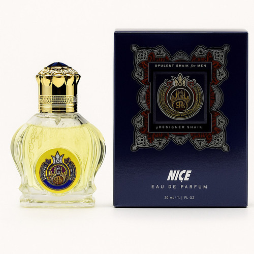 عطر جیبی مردانه نایس مدل الشیخ با رایحه گرم حجم ۳۰ میلیلیتر