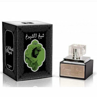 عطر ادوپرفیوم لطافه مدل شیخ شیوخ مردانه تلخ چوبی با اسپری