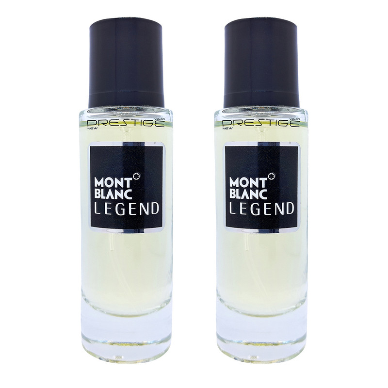 عطر جیبی مردانه نیو پرستیژ کالر مدل Mont Blanc Legend حجم 35 میلی‌لیتر بسته 2 عددی